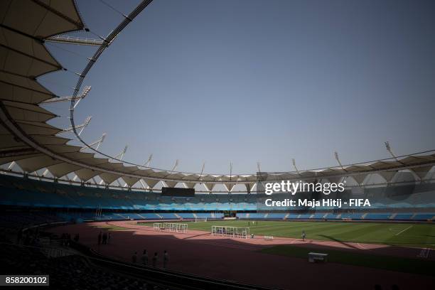 Jawaharlal Nehru Stadium prior the FIFA U-17 World Cup India 2017 group A match between Colombia and Ghana on October 6, 2017 in New Delhi, India.