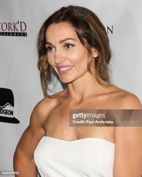 Actress Carlotta Montanari attends the premiere of "Cold Moon" at The Laemmle's Ahrya Fine Arts Theatre on October 5, 2017 in Beverly Hills,...