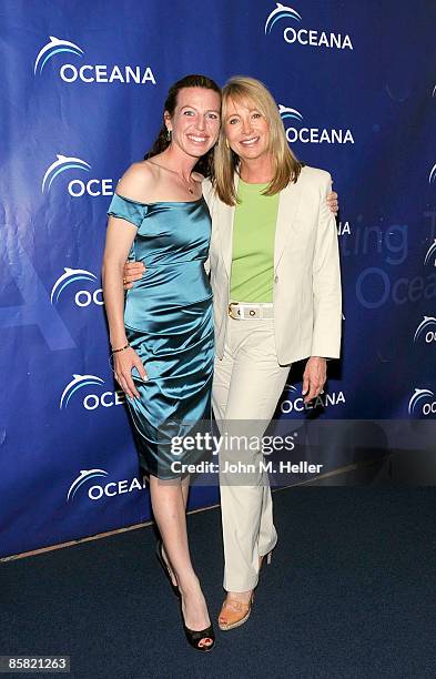 Actor Tanna Frederick and Valerie L. Whiting attend the 2009 "Project Save Our Surf" 1st Annual Surfathon and Oceana Awards at Shutters on the Beach...