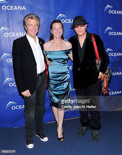 Chairman of the Board Oceana Keith Addis, actor Tanna Frederick and director Henry Jaglom attend the 2009 "Project Save Our Surf" 1st Annual...