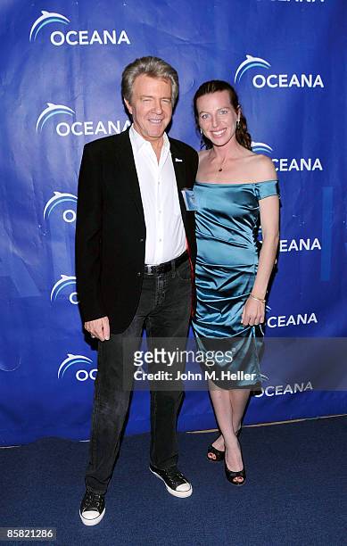 Chairman of the Board Oceana Keith Addis and actor Tanna Frederick attend the 2009 "Project Save Our Surf" 1st Annual Surfathon and Oceana Awards at...