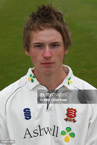 Portrait of Tom Westley of Essex CCC during a photocall at the Ford County Ground on April 3, 2009 in Chelmsford, England.