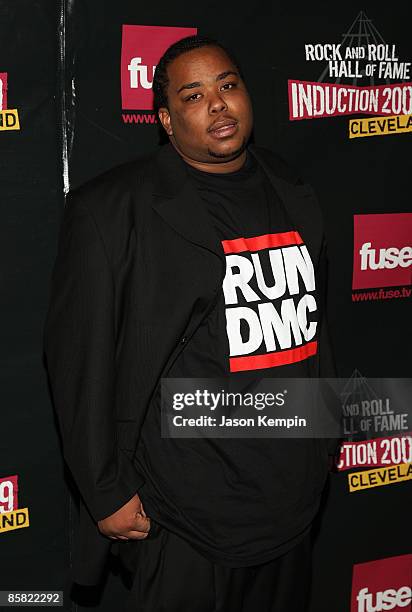 Jason Mizell Jr. Attends the 24th Annual Rock and Roll Hall of Fame Induction Ceremony at Public Hall on April 4, 2009 in Cleveland, Ohio.