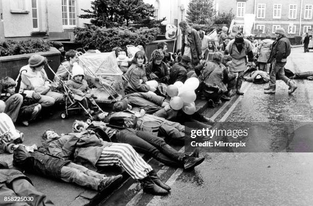 Carmarthen Nuclear Bunker Protests, News Photo