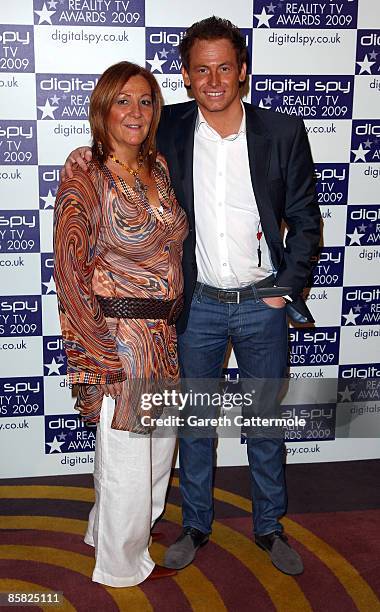 Joe Swash arrives at the Digital Spy Reality TV Awards at Victoria House on April 6, 2009 in London