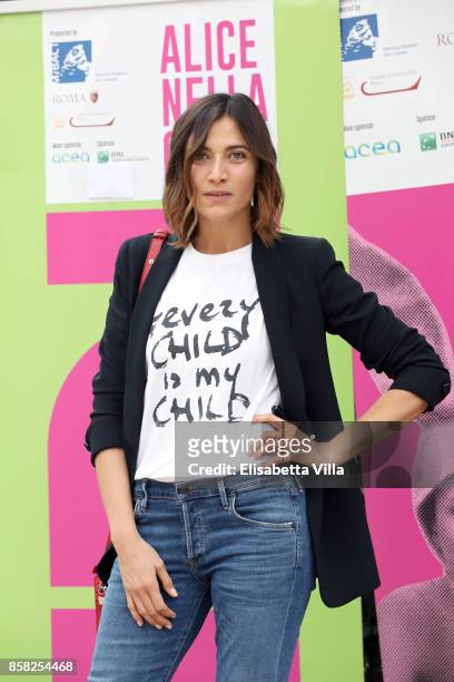 Anna Foglietta attends Alice Nella Citta' 2017 Presentation on October 6, 2017 in Rome, Italy.
