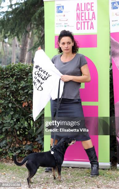 Lidia Vitale attends Alice Nella Citta' 2017 Presentation on October 6, 2017 in Rome, Italy.