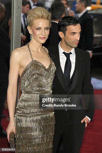 Cate Blanchett and Nicolas Ghesquiere