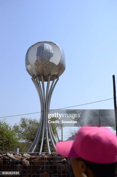 The unveiling of a monument dedicated to President Jacob Zuma at the Groot Marico site on October 05, 2017 in North West, South Africa. Zuma recalled...