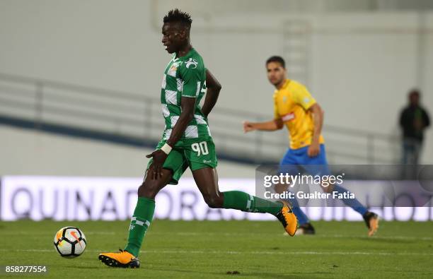 Moreirense FC midfielder Alfa Semedo from Guinea Bissau in action during the Primeira Liga match between GD Estoril Praia and Moreirense FC at...