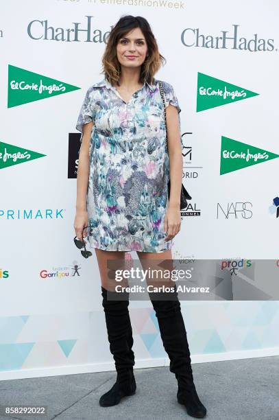 Maria Reyes attends 'The Petite Fashion Week' at the Cibeles Palace on October 6, 2017 in Madrid, Spain.