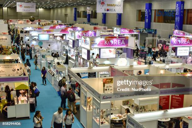 Hundreds of buyers are gather for the Beauty Expo 2017 on October 6, 2017 at Kuala Lumpur Convention Centre, Malaysia. Beauty Expo 2017 is the highly...