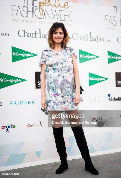 Maria Reyes during 'The Petite Fashion Week' photocall in Madrid on October 6, 2017 in Madrid, Spain.