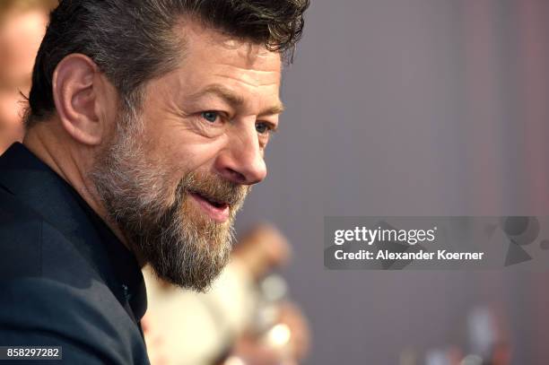 Andy Serkis speaks at the 'Breathe' press conference during the 13th Zurich Film Festival on October 6, 2017 in Zurich, Switzerland. The Zurich Film...