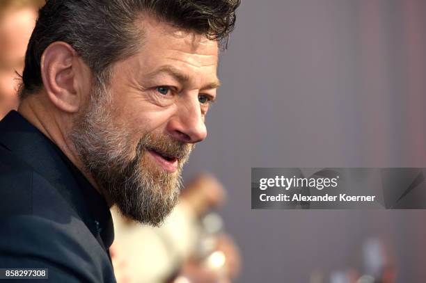 Andy Serkis speaks at the 'Breathe' press conference during the 13th Zurich Film Festival on October 6, 2017 in Zurich, Switzerland. The Zurich Film...