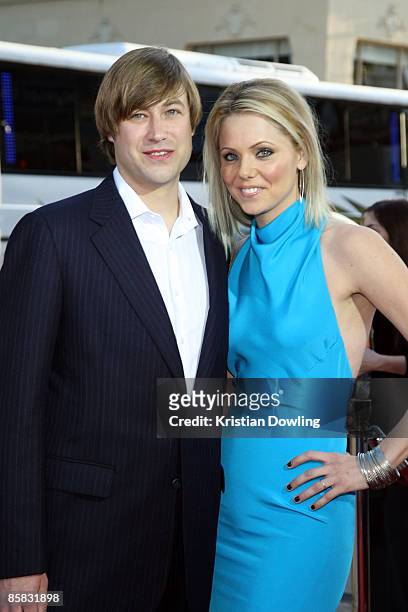 Actors Jody Hill and Collette Wolf arrive for the premiere Of Warner Bros. "Observe And Report" at Grauman's Chinese Theater on April 6, 2009 in...