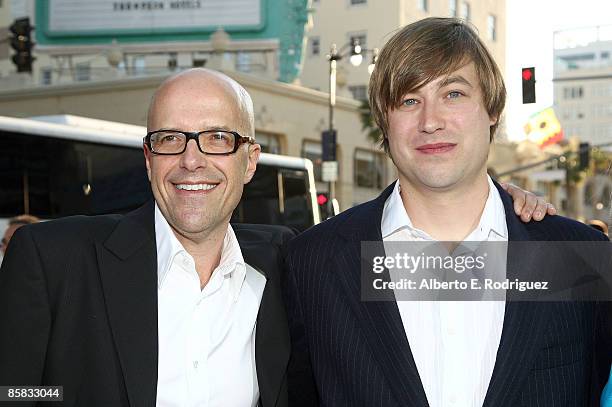 Producer Donald De Line and director Jody Hill arrives at the premiere of Warner Bros. Pictures' "Observe and Report" held at the Grauman's Chinese...