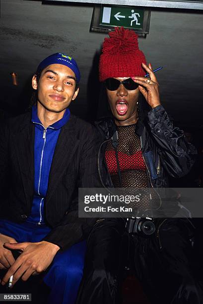 Grace Jones and Her Son Paulo