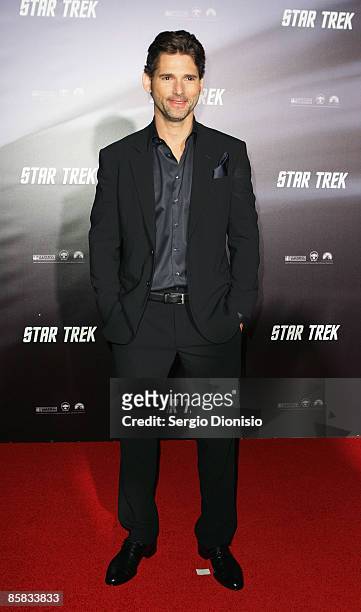 Actor Eric Bana arrives for the world premiere of 'Star Trek' at the Sydney Opera House on April 7, 2009 in Sydney, Australia.