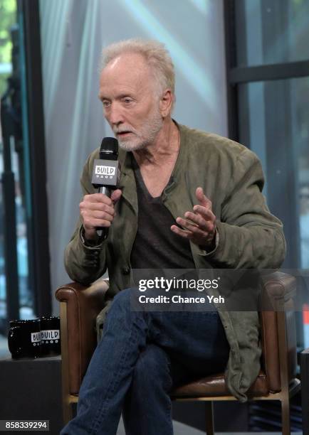 Tobin Bell attends Build series to discuss "Jigsaw" at Build Studio on October 6, 2017 in New York City.