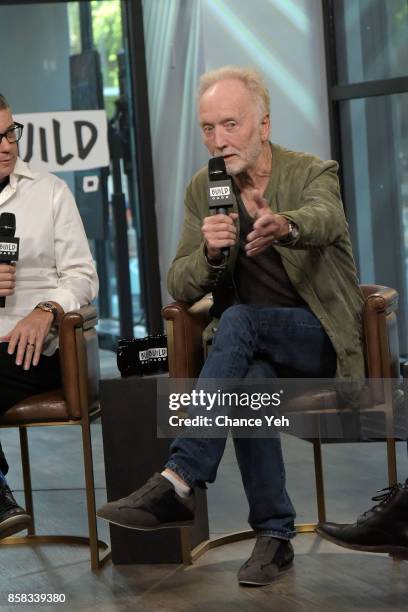 Tobin Bell attends Build series to discuss "Jigsaw" at Build Studio on October 6, 2017 in New York City.