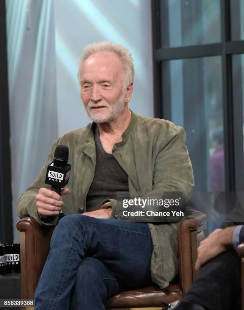 Tobin Bell attends Build series to discuss "Jigsaw" at Build Studio on October 6, 2017 in New York City.