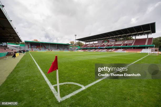 General view of the Stadion der Freundschaft prior the UEFA Under21 Euro 2019 Qualifier match between U21 of Germany and U21 of Azerbaijan at Stadion...