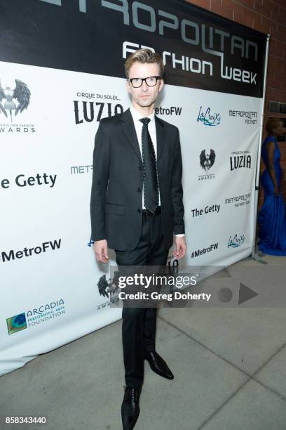 Emil Gampe attends the Metropolitan Fashion Week Closing Night Gala at Arcadia Performing Arts Center on October 5, 2017 in Arcadia, California.