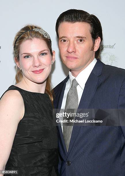 Actor Jason Harner Butler and guest attend "Take Me Back To Manhattan," Roundabout Theatre Company's annual spring gala, at Roseland Ballroom on...