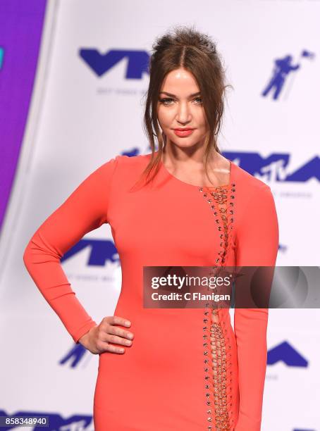 Erika Costell attends the 2017 MTV Video Music Awards at The Forum on August 27, 2017 in Inglewood, California.