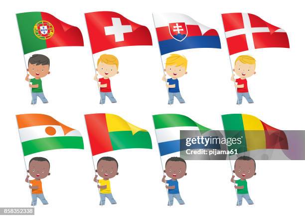World Flags And Children High-Res Vector Graphic - Getty Images