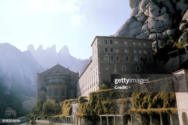 Picture dated november 1975 shows the Benedictine monastery of Santa Mara de Montserrat, northwest of Barcelona.