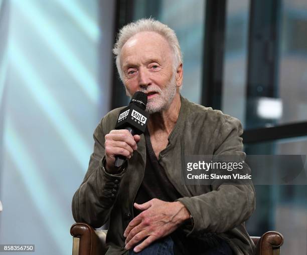 Actor Tobin Bell visits Build to discuss "Jigsaw" at Build Studio on October 6, 2017 in New York City.