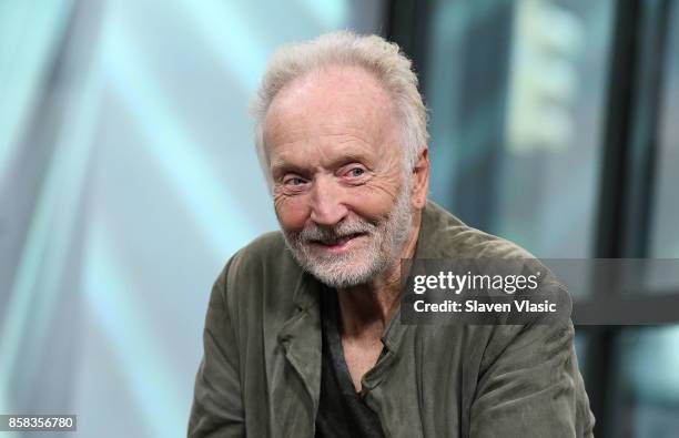 Actor Tobin Bell visits Build to discuss "Jigsaw" at Build Studio on October 6, 2017 in New York City.