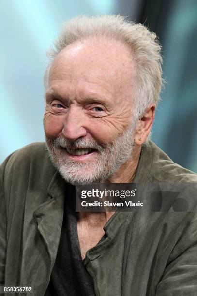 Actor Tobin Bell visits Build to discuss "Jigsaw" at Build Studio on October 6, 2017 in New York City.