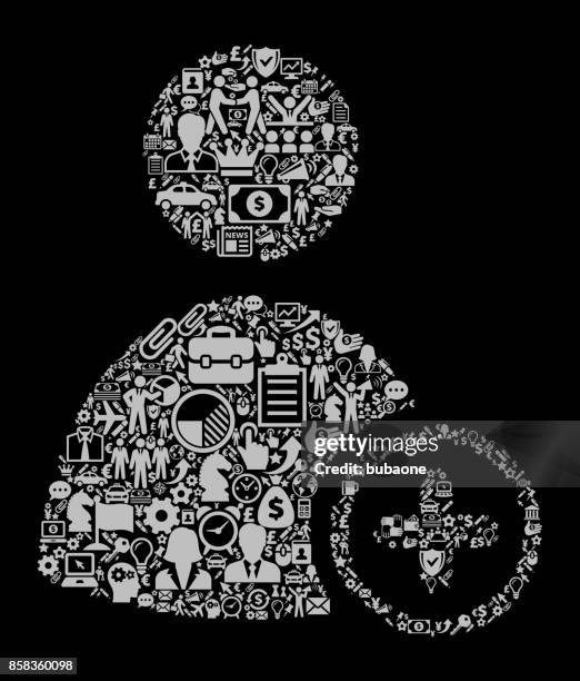 add contact icon business and finance vector icon pattern - adding value concept stock illustrations