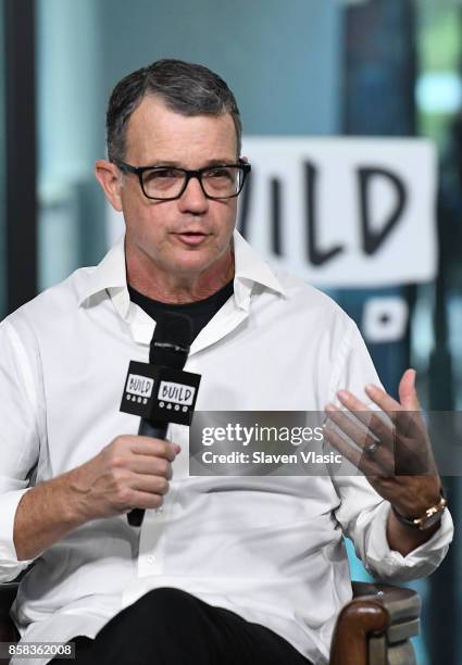 Producer Mark Burg visits Build to discuss "Jigsaw" at Build Studio on October 6, 2017 in New York City.