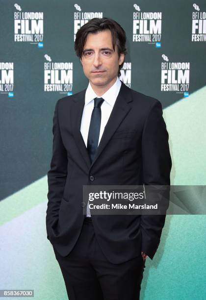 Noah Baumbach attends the Laugh Gala & UK Premiere of "The Meyerowitz Stories" during the 61st BFI London Film Festival on October 6, 2017 in London,...