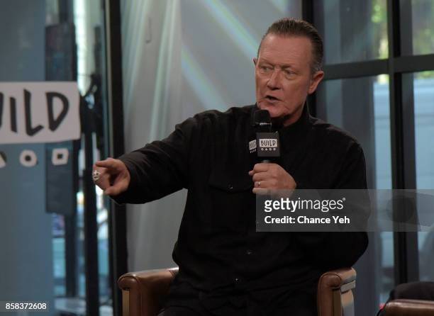 Robert Patrick attends Build series to discuss "Scorpion" and "Lore" at Build Studio on October 6, 2017 in New York City.