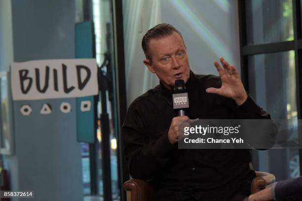 Robert Patrick attends Build series to discuss "Scorpion" and "Lore" at Build Studio on October 6, 2017 in New York City.