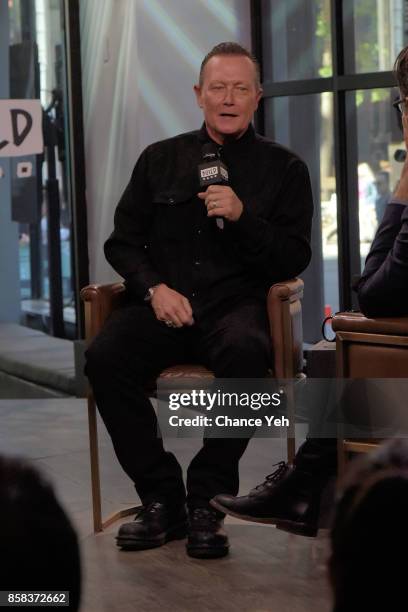 Robert Patrick attends Build series to discuss "Scorpion" and "Lore" at Build Studio on October 6, 2017 in New York City.