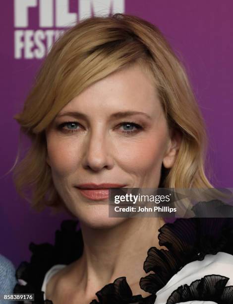 Cate Blanchett attends LFF Connects at the 61st BFI London Film Festival on October 6, 2017 in London, England.