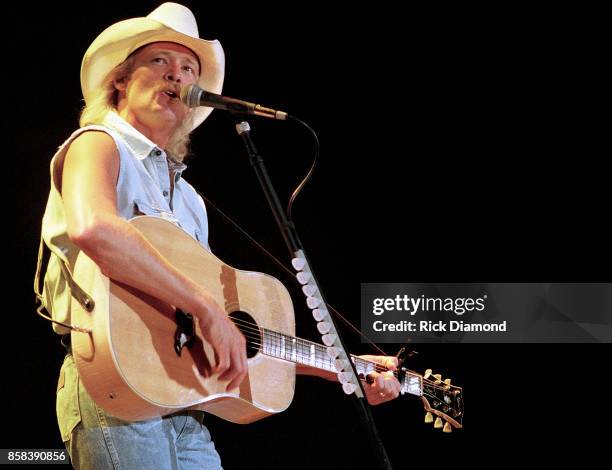 Atlanta Singer/Songwriter Alan Jackson performs at The OMNI Coliseum in Atlanta Georgia February 19, 1991