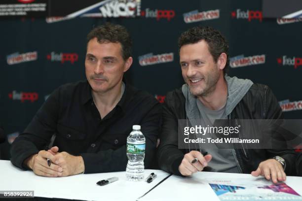 Rufus Sewell and Jason O'Mara attend "The World of Philip K. Dick" - The Man in the High Castle and Philip K. Dick's Electric Dreams Autograph...