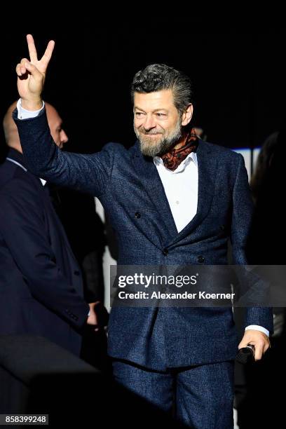 Director Andy Serkis attends the 'Breathe' premiere at the 13th Zurich Film Festival on October 6, 2017 in Zurich, Switzerland. The Zurich Film...