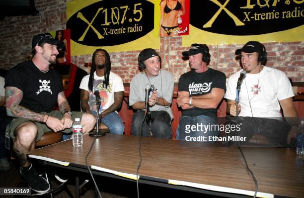 Sevendust guitarist John Connolly, singer Lajon Witherspoon, drummer Morgan Rose, bassist Vince Hornsby and guitarist Clint Lowery, are interviewed...
