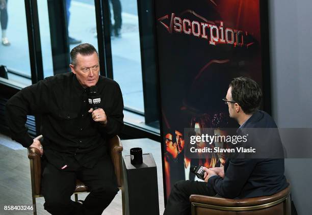 Actor Robert Patrick visits Build to discuss "Scorpion" & "Lore" at Build Studio on October 6, 2017 in New York City.