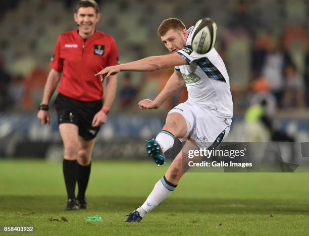 Finn Russell of the Glasgow Warriors during the Guinness Pro14 match between Toyota Cheetahs and Glasgow Warriors at Toyota Stadium on October 06,...