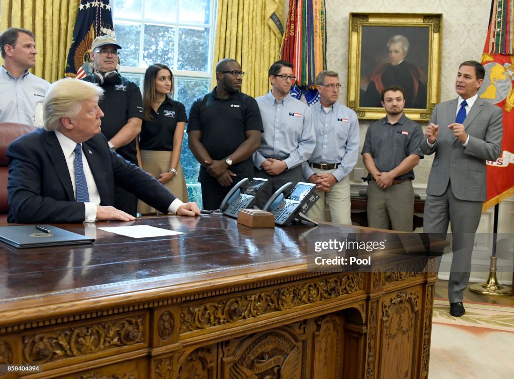 President Trump Signs National Manufacturing Day Proclamation