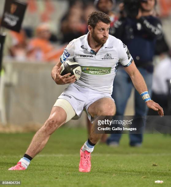 Tommy Seymour of the Glasgow Warriors during the Guinness Pro14 match between Toyota Cheetahs and Glasgow Warriors at Toyota Stadium on October 06,...